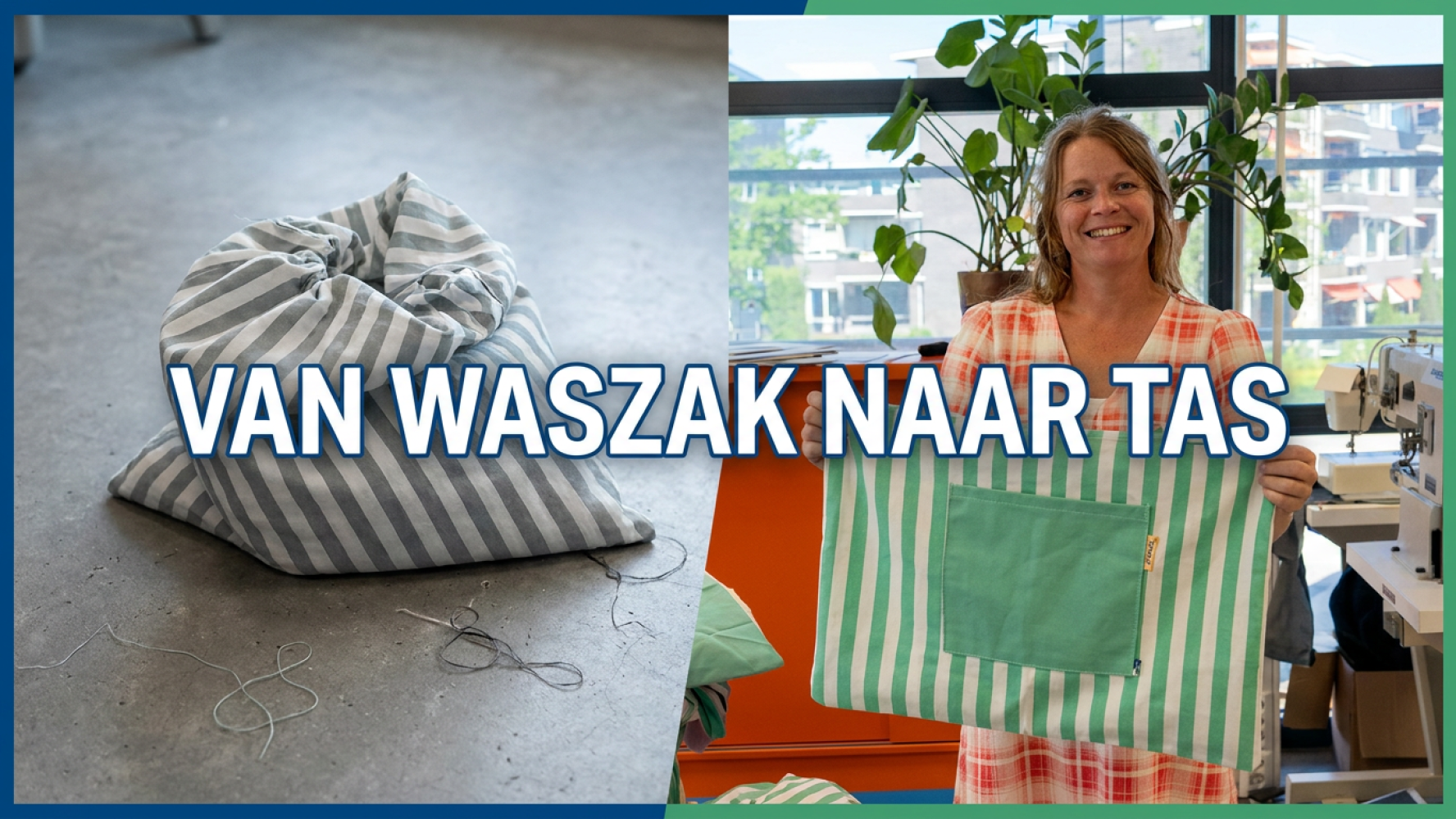 Espria van waszak naar strandtas