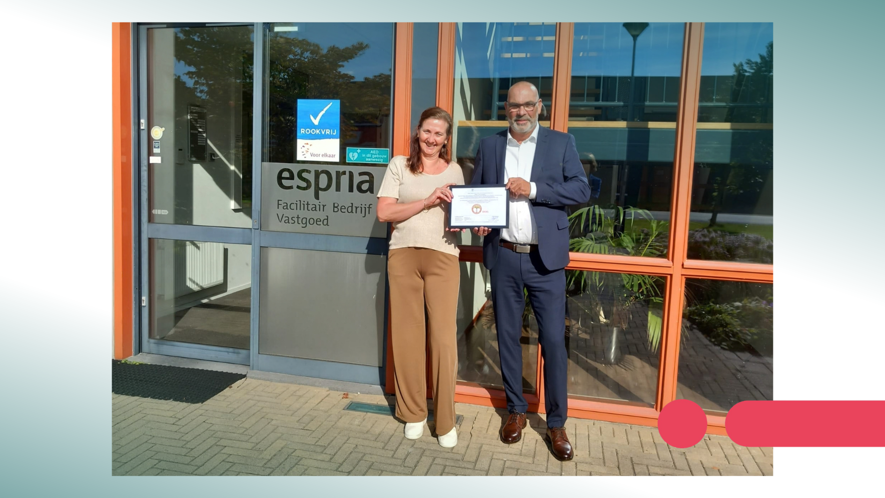brons certificaat milieuthermometer zorg